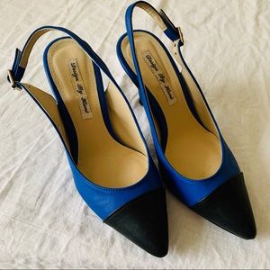 Low Block-Heel Slingback Pump